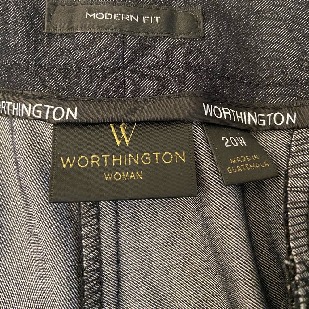 Grey/blue Worthington dress pants size 20W - Picture 2 of 4